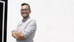 O escritor, profesor e activista Carlos Call�n (Ribeira, 1978).