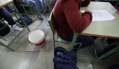 Los calderos conviven con los alumnos en las aulas. 