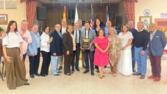 El secretario xeral de Emigraci�n, durante el encuentro con socios del centro de Santa Marta en Miami