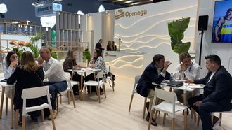 El nuevo stand de Opmega fue estrenado en la Seafood.