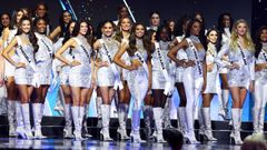 Participantes en el concurso de Miss Universo celebrado en Ciudad de Mxico