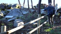 Visitamos os petroglifos de Outeiro do Cribo en Meis