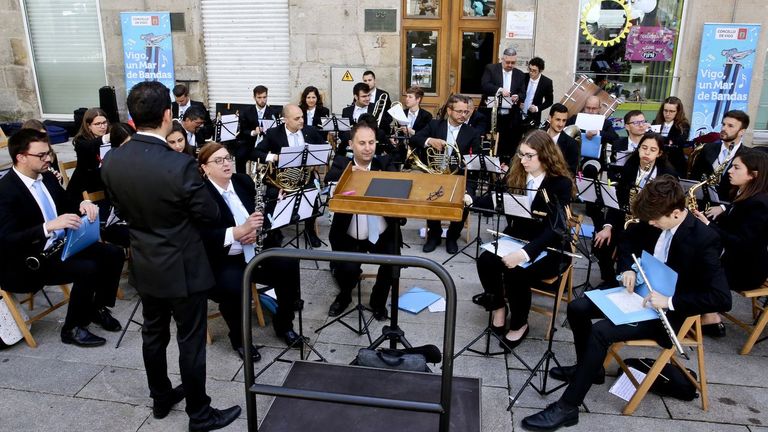 Imagen de archivo de un concierto del programa Un Mar de Bandas en la plaza de la Princesa