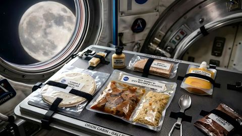 Muestra que hicieron los tripulantes de sus men�s y preparaciones en bolsa