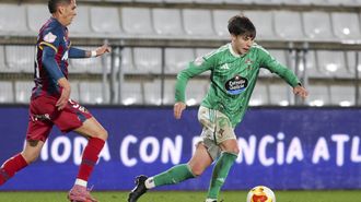David Carballo, jugador del Racing juvenil