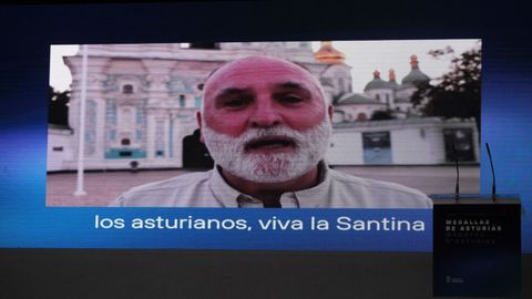Jos� Andr�s, reconocido con la Medalla de Asturias, en diferido desde Kiev