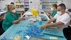 Vacunaci�n contra el covid 19 en Expocoru�a