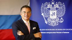 Pedro Mouri�o es c�nsul honorario de Rusia en Galicia desde el a�o 2020.