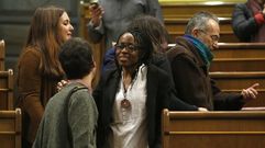 La primera diputada negra, los que llegan en bici y otras im�genes que deja la sesi�n constitutiva del Congreso