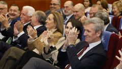 El presidente de la Xunta, junto a Lorenzana y Luisa S�nchez