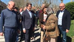 Feijoo, en un encuentro con afiliados en Allariz