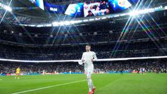 Estadio Santiago Bernab�u.El Estadio Santiago Bernab�u tras un partido del Real Madrid