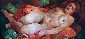 �Desnudo con tojos�, uno de los cuadros que se puede ver en la nueva web sobre el artista.