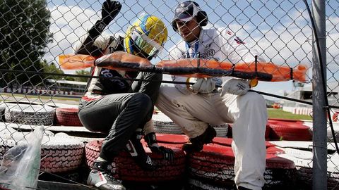 Esteban Guti�rrez, tras su accidente en el GP de Canad�