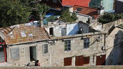 Una vivienda en ruinas en Vigo