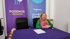 La candidata de Podemos Oviedo a la Alcald�a, Bel�n Su�rez Prieto