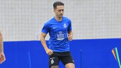 Luismi Cruz, durante un entrenamiento de esta temporada en el D�por Training Center.