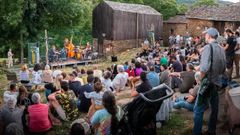 Un concierto de una edici�n anterior del festival Courel Son