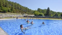 Vuelve la normalidad a la piscina de Barro, en Pontevedra