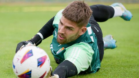 Quentin Braat, en un entrenamiento