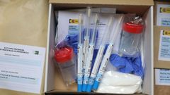 Un kit para la recogida de indicios biolgicos del trabajo del Instituto Nacional de Toxicologa y Ciencias Forenses