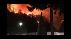 El Oribio en llamas