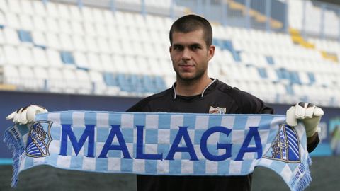 Rub�n Mart�nez. El portero acab� contrato en el Almer�a y firm� para ser el meta titular del Levante.