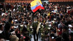 Protesta pac�fica de ind�genas este jueves en Quito