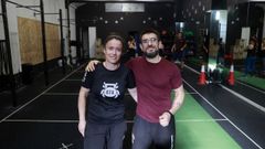 Mari Curr�s y �scar Ramos son pareja y copropietarios de los centros de entrenamiento CTX de Lugo.