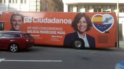 El eslogan y el autobs de Ciudadanos dan que hablar en las redes