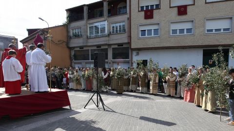 SEMANA SANTA EN BARBANZA, PROCESIN DE LA BORRIQUITA Y BENDICIN DEL DOMINGO DE RAMOS