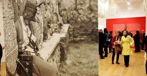 Una de las fotograf�as, en gran trama�o, que puede verse en la exposici�n hasta el d�a 8.