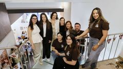 Equipo de Fabri-K, que abri� sus puertas en la avenida de La Habana