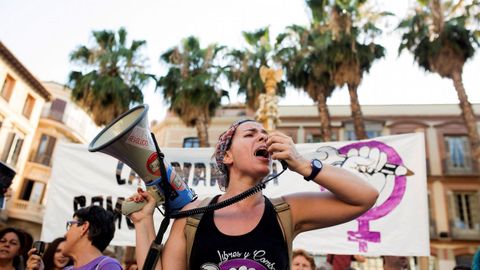 Concentraci�n en M�laga contra la libertad provisional de La Manada