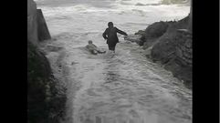 Una pareja de jubilados, arrastrada por las olas en Francia