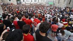 Pantalla gigante en Lugo.