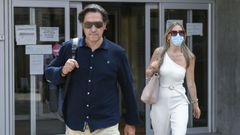 Luis Lorenzo y su mujer�en los juzgados de Arganda del Rey�en julio del 2022