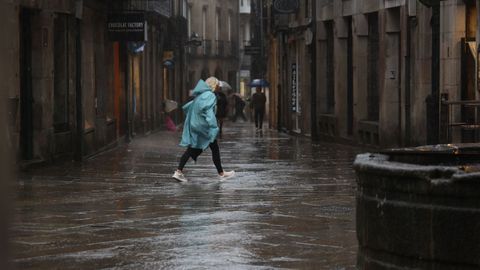 Jornada de mal tiempo en Santiago