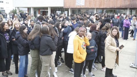 Concentracin en Burela contra la violencia de gnero