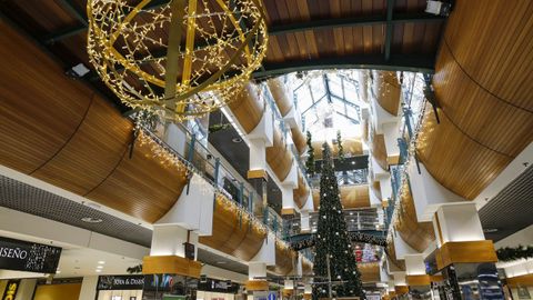 Una imagen de archivo de la decoracin de Navidad de Ponte Vella