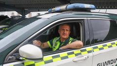 Francisco Javier L�pez Dopico, jefe del Destacamento de Tr�fico de Ferrol