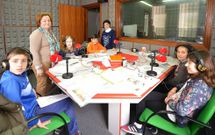 Os alumnos do Gregorio Sanz de Ribadeo, coa s�a profesora. 
