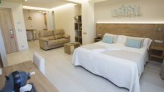 Imagen de archivo de una habitaci�n de un hotel de la comarca
