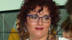 Beatriz P�rez, en una imagen tomada en la presentaci�n de una exposici�n de sus obras en la galer�a Sargadelos de Monforte