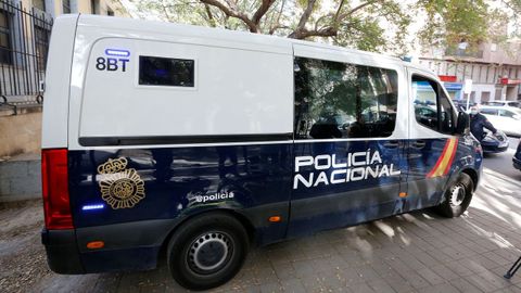 Un furgn policial lleva a un centro de menores al presunto homicida de 15 aos que mat a su familia en Elche 