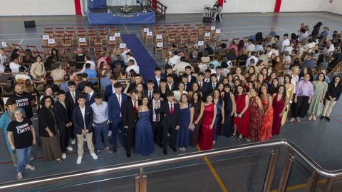 Graduaci�n en el IES Eduardo Pondal de Ponteceso