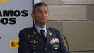 El jefe del Estado Mayor de la Defensa, Miguel �ngel Villarroya, en una comparecencia de prensa en La Moncloa.