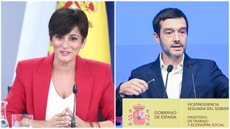 Isabel Rodr�guez, ministra de Vivienda y Agenda Urbana, y Pablo Bustinduy, ministro de Consumo y Derechos Sociales, dieron�dos ruedas de prensa paralelas para desgranar el contenido de los decretos en una ins�lita situaci�n.