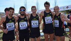Formacin del New Balance que se hizo con el oro en Cceres.