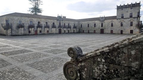 Praza de Fefins, en Cambados